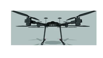 Terrascan-F hybrid multirotor configuration from the development brochure